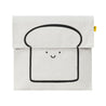 snack bag with a toast outline design