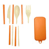 cutlery set orange dismandled