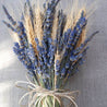 lavender bouquet with wheat 