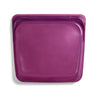 transparent purple silicone bag empty