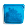 transparent blue silicone bag with blueberries inside