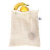 Cotton food bag with drawstrings