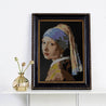 Pixel Art Puzzle with dots - Girl with a pearl earring